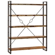5-Tier Bookcase Reclaimed Wood