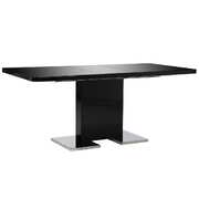 Etendable Dining Table High Gloss Black