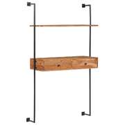 Wall Desk Solid Acacia Wood