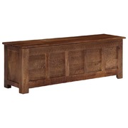 Storage Box 120x30x40 cm Solid Mango Wood