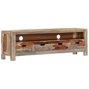 TV Cabinet Storage Unit Solid Sheesham Wood