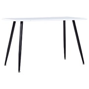 Dining Table White and Black