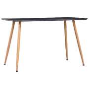 Dining Table Grey & Oak MDF