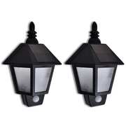  Solar Wall Lamp with Motion Sensor 2 pcs