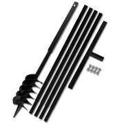 Ground Drill with Handle 120 mm with Etension Tube 5 m Steel