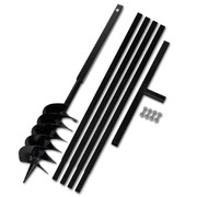 Ground Drill with Handle 150 mm with Etension Tube 5 m Steel