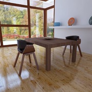 Dining Chairs 2 pcs Bent Wood and Faux Leather