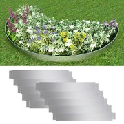 Set of 10 Fleible Lawn Fence Galvanised Steel