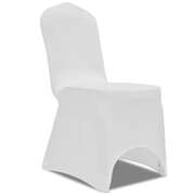 100 pcs Stretch Chair Covers White