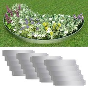 Lawn Fence 20 pcs Galvanised Steel