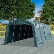 Removable Livestock Tent PVC 550 g/mÂ² 3.38 m Dark Green