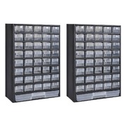 41-Drawer Storage Cabinet Tool Bo 2 pcs Plastic