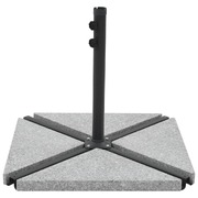 Umbrella Stand with Weight Plates Grey and Black