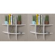 Wall Shelves 2 pcs White