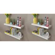 Wall Shelves 4 pcs White 60 cm