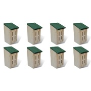 Butterfly Houses 8 pcs Wood