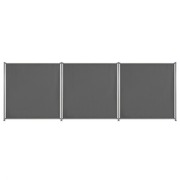 Fence Panel 3 pcs Fabric  Anthracite