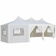 Gazebo Steel Frame White