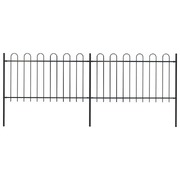 Garden Fence with Hoop Top Steel