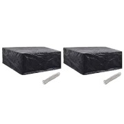 Garden Furniture Covers 2 pcs 10 Eyelets