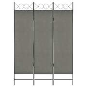3-Panel Room Divider Anthracite 120x180 cm