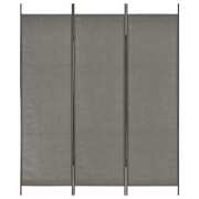 3-Panel Room Divider Anthracite 150x180 cm