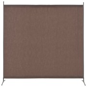 1 Panel Room Divider Brown 175x180 cm