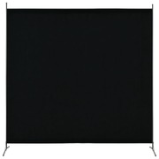 280266 1 Panel Room Divider Black