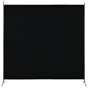 280266 1 Panel Room Divider Black