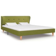 Bed Frame Green Fabric   Double