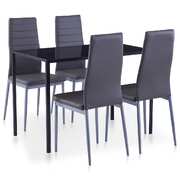 Five Piece Dining Set Grey