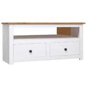 Corner Tv Cabinet White Solid Pine Panama Range