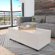 Coffee Table High Gloss White