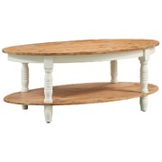 Coffee Table Elegant Solid Acacia Wood 