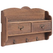 Wall Mounted Coat Rack Brown