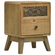 Bedside Cabinet Brown