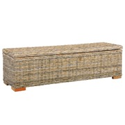 Storage Box Kubu Rattan and Solid Mango Wood