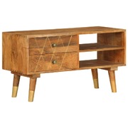 TV Cabinet 2 Drawers mango wood