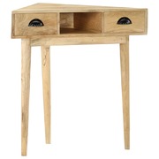 Console Table 2 Drawers Wood