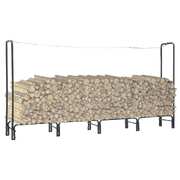 Firewood Rack Anthracite Steel