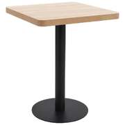 Bistro Table 60x60cm MDF Light Brown | EXTG