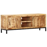 TV Cabinet 118x30x45 cm Solid Mango Wood