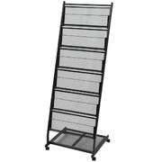 Magazine Rack  Black A4