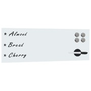 Wall Mounted Magnetic Whiteboard Glass 