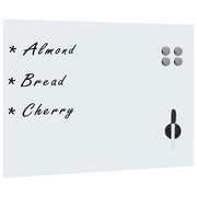 Wall Mounted office Magnetic Whiteboard Glass 