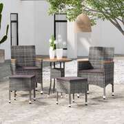 Modern 5 Piece Garden Lounge Set Home Decor Accent Outdoor Living 