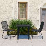 Minimalist 3 Piece Outdoor Dining Set Living Space Upgrade Essentials 