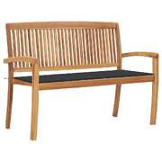 Premium Stacking Garden Bench with Cushion Living Space Upgrade Summer 