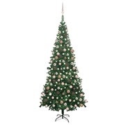 Artificial-Christmas Tree with LEDs&Ball Set Green