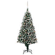 Artificial Christmas Tree with LEDs&Ball Set&Pine Cones